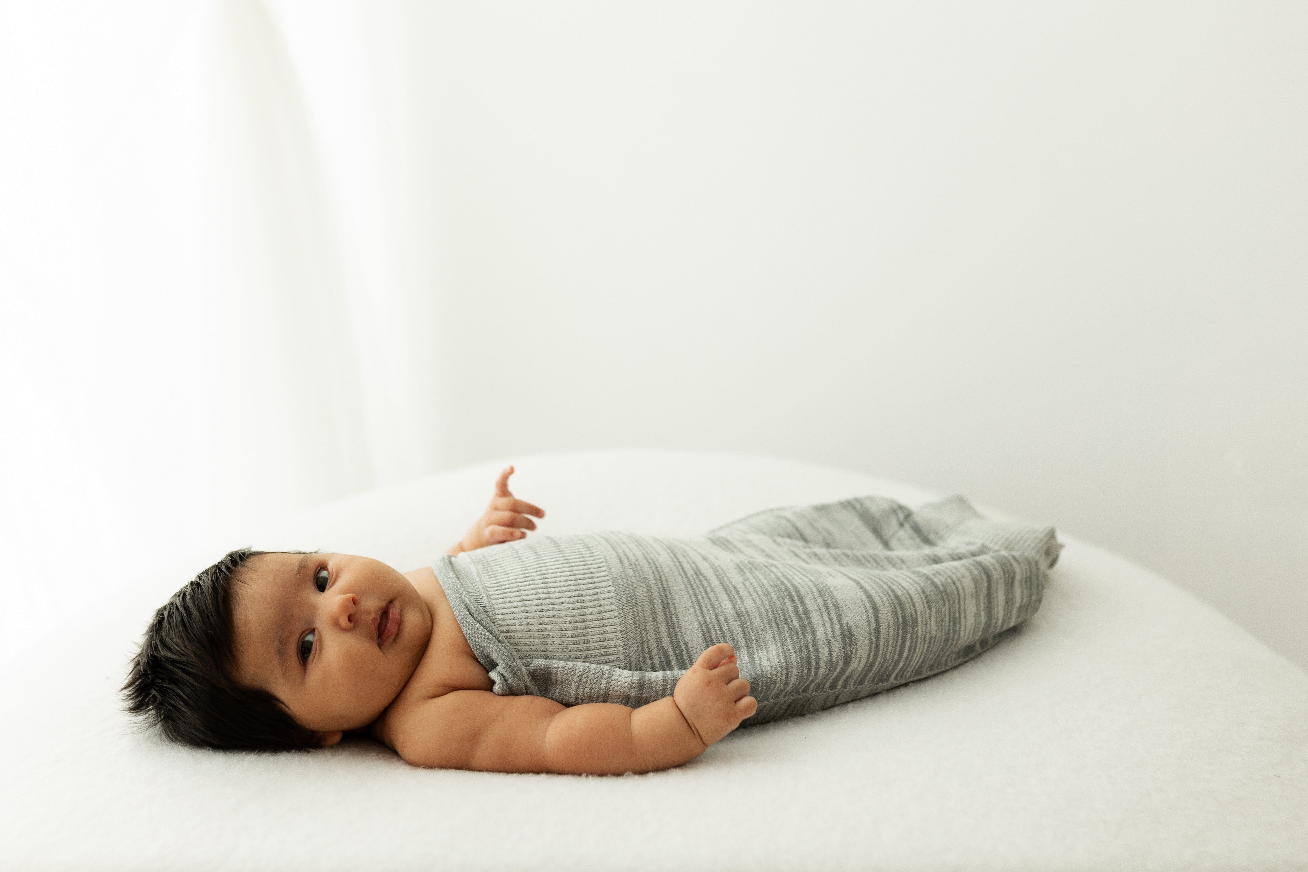 Swaddelini Grey Swaddle Sleep Sack- Strolleria