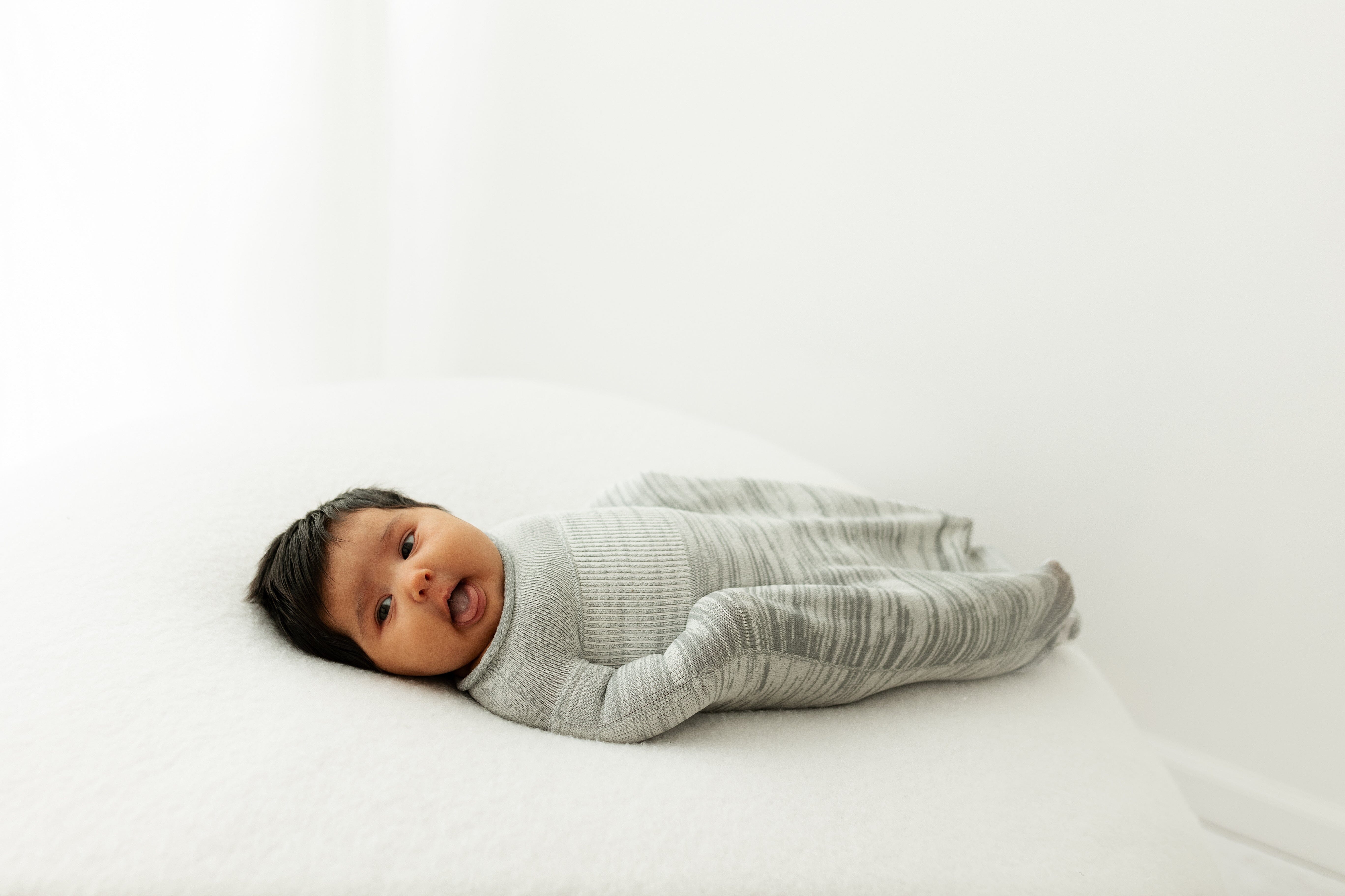 Swaddelini Grey Swaddle Sleep Sack- Strolleria