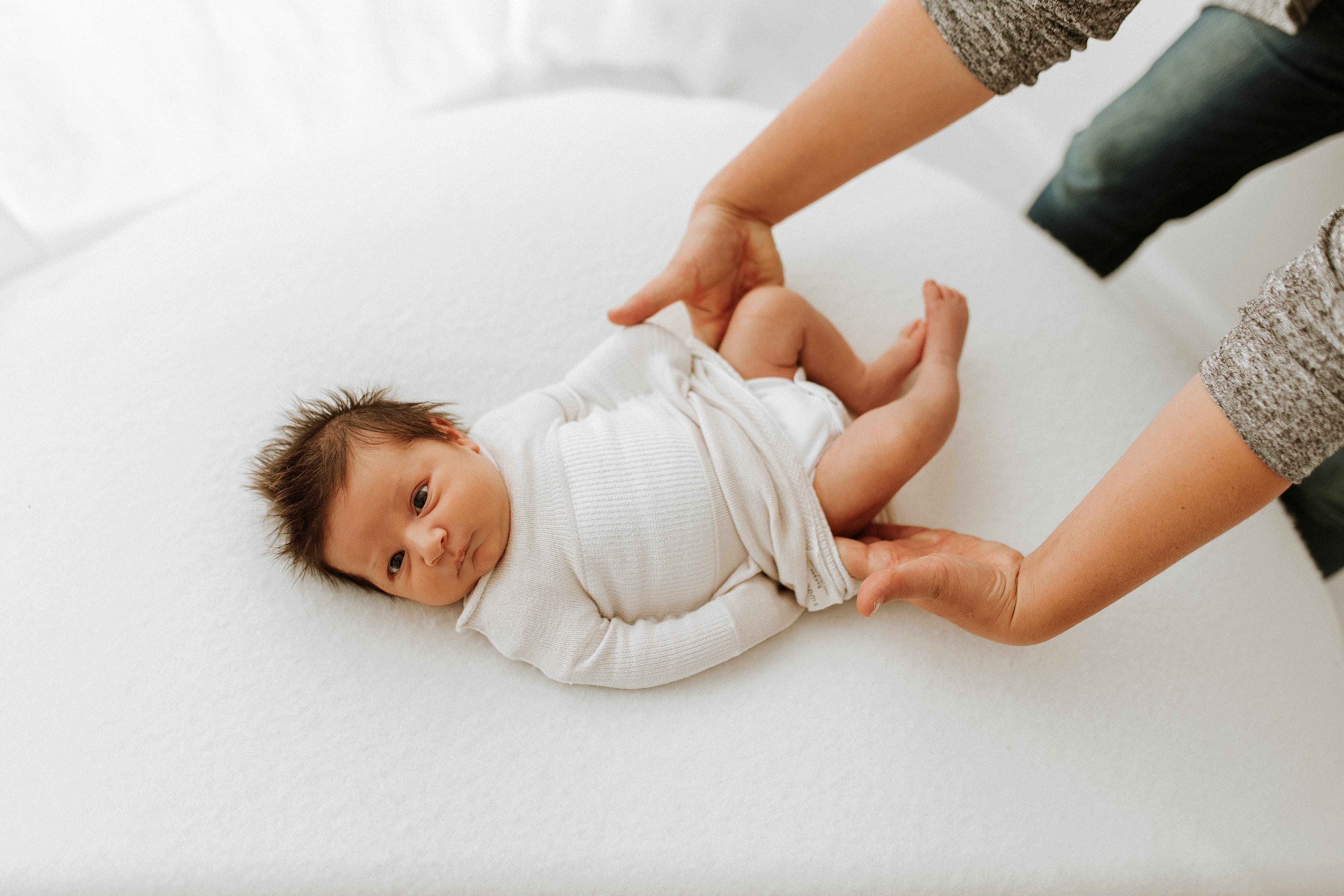 Swaddelini Bamboo Blend Beige Swaddle Sleep Sack- Strolleria