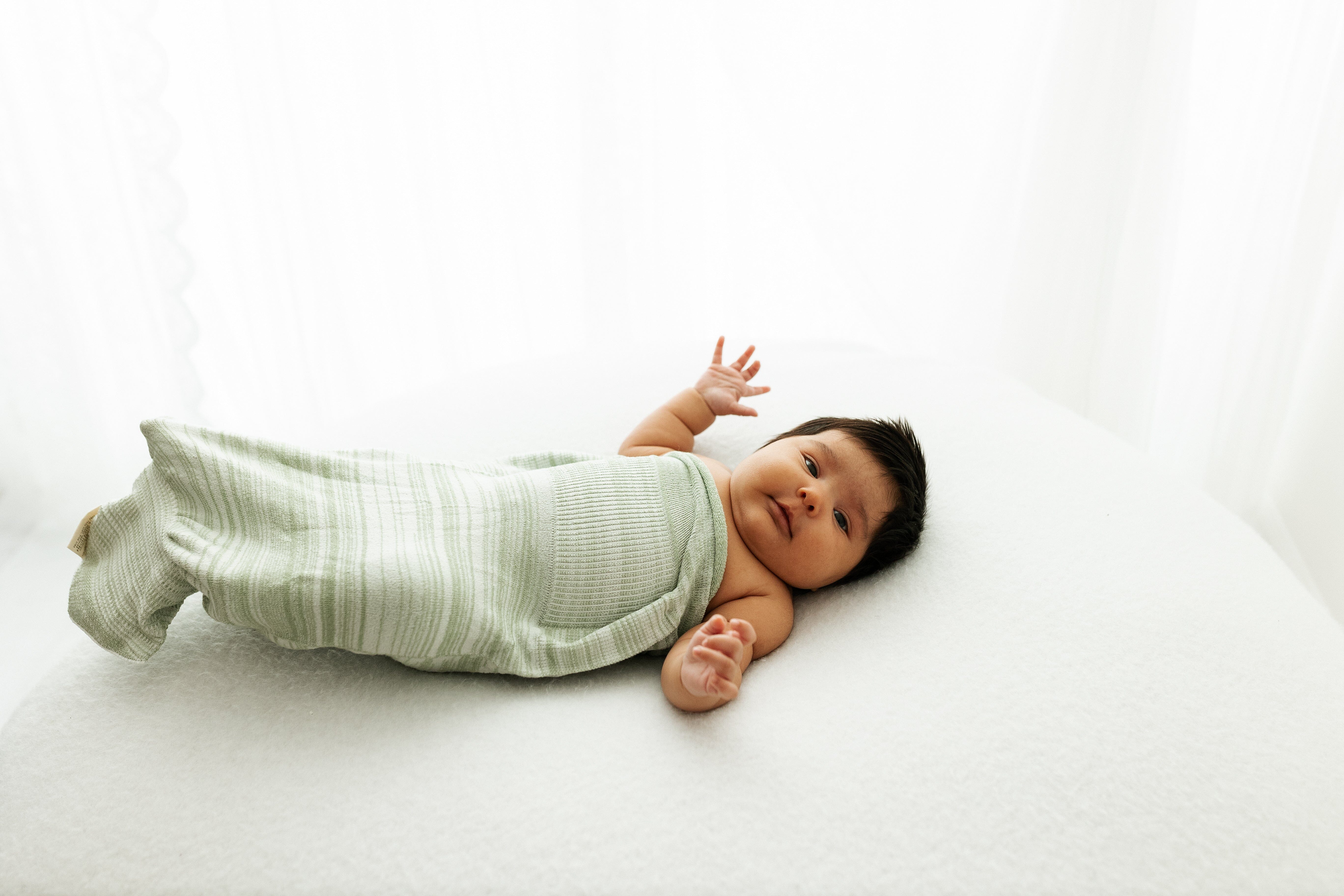 Swaddelini Bamboo Blend Mint Swaddle Sleep Sack- Strolleria