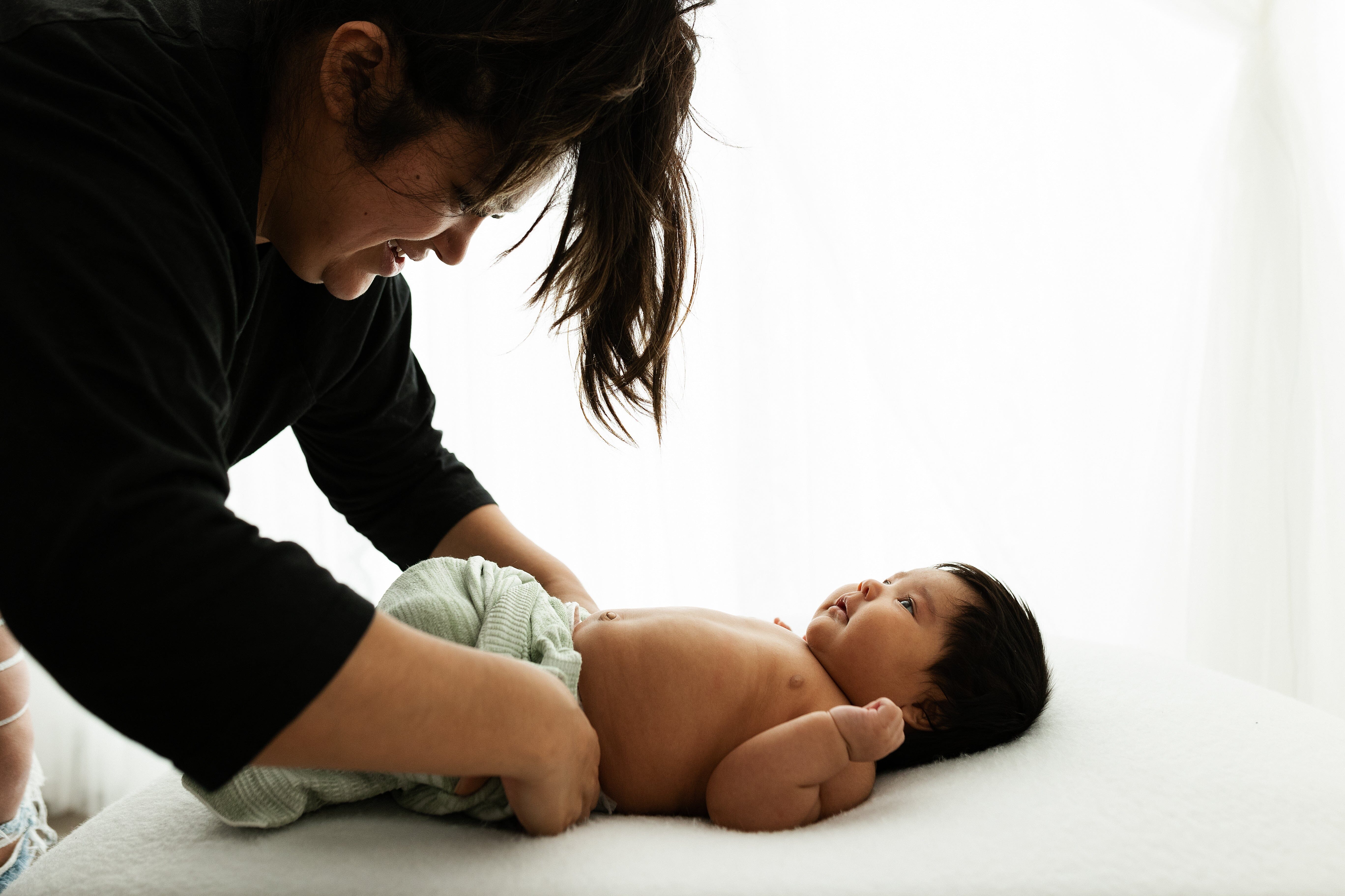 Swaddelini Bamboo Blend Mint Swaddle Sleep Sack- Strolleria