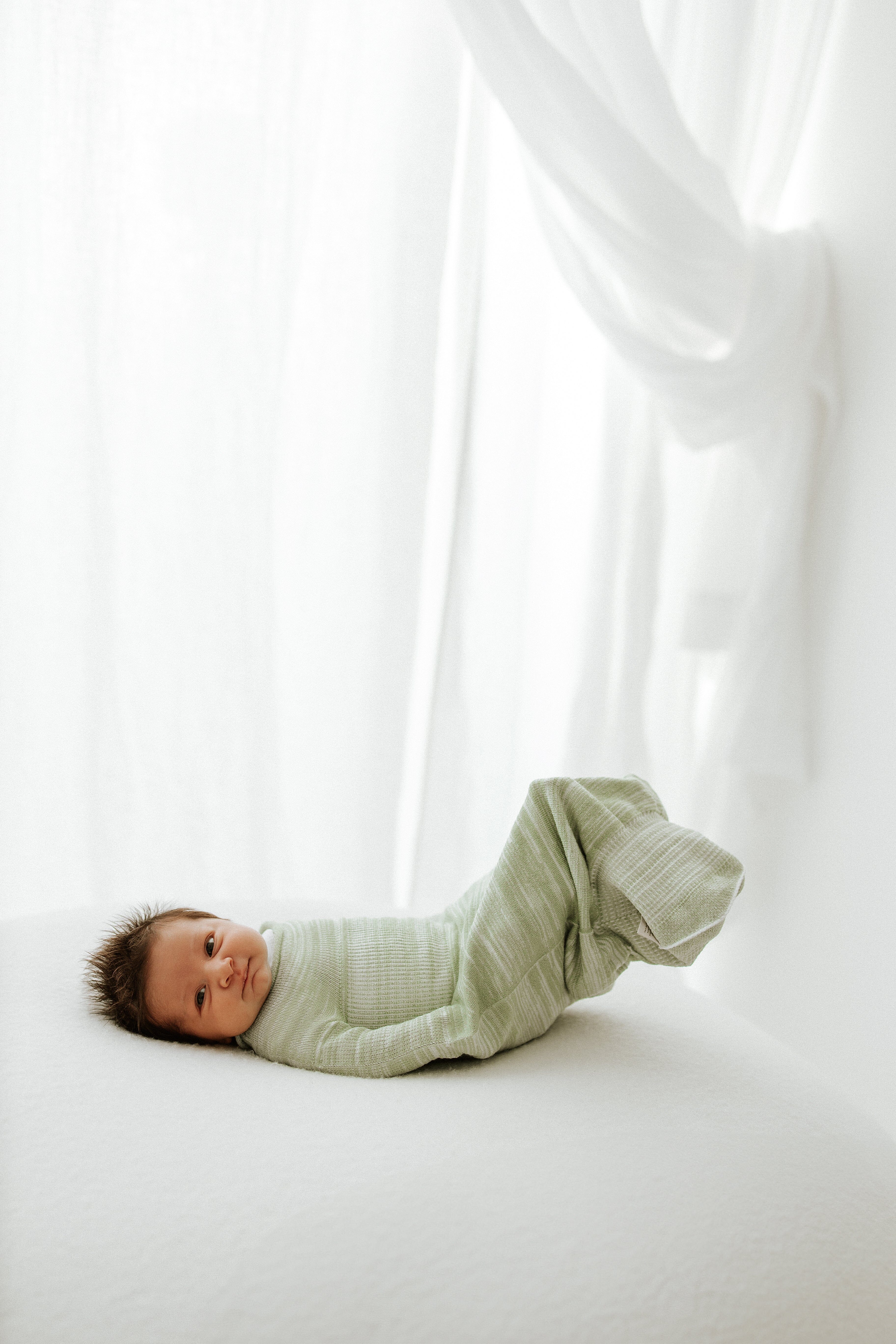 Swaddelini Bamboo Blend Mint Swaddle Sleep Sack- Strolleria