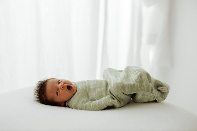Swaddelini Bamboo Blend Mint Swaddle Sleep Sack