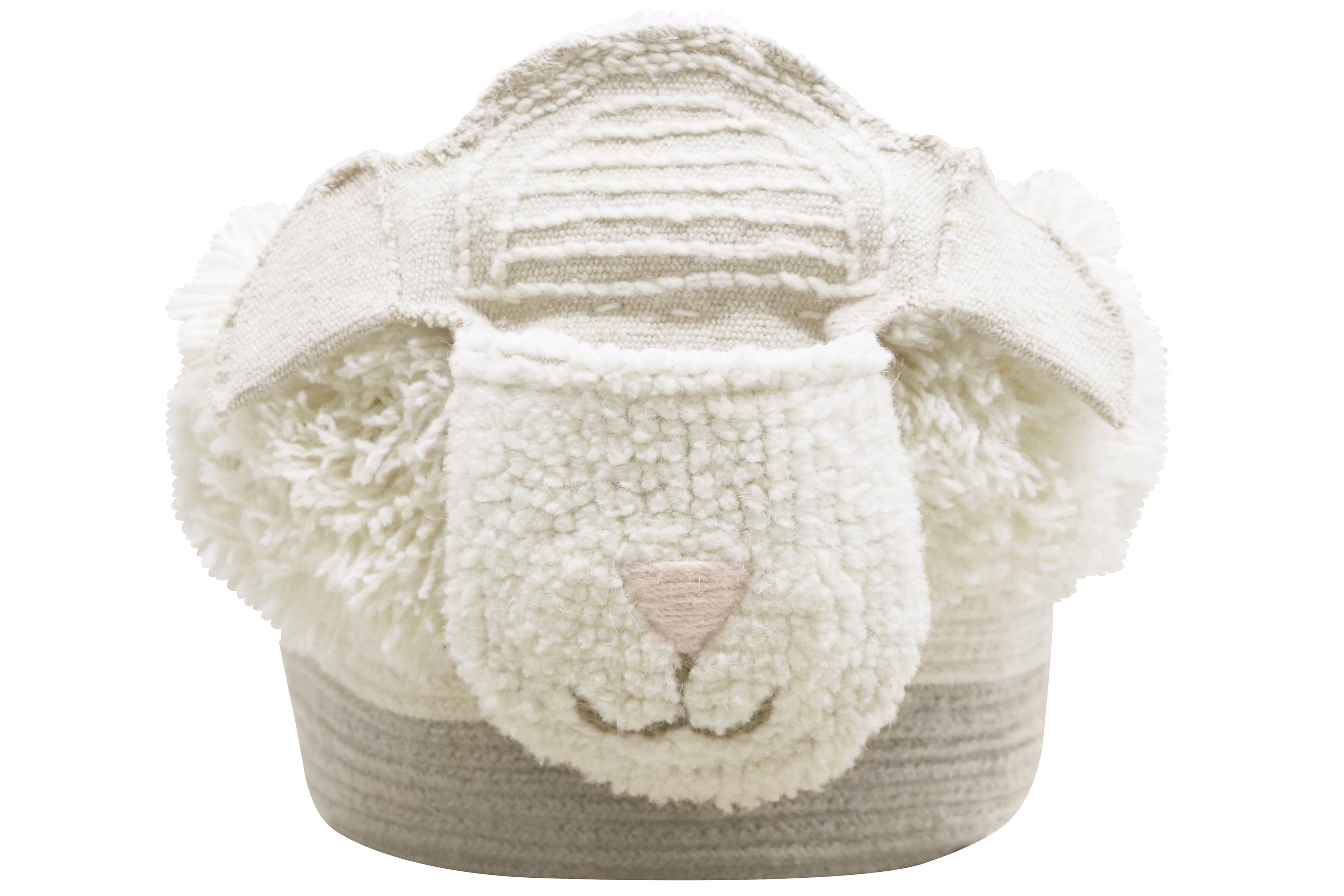 Lorena Canals Woolable Basket - Pink Nose Sheep- Strolleria