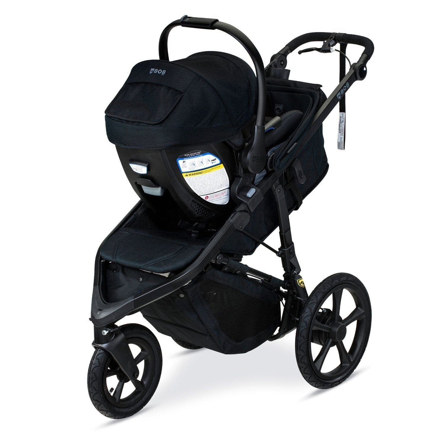 BOB Wayfinder Travel System, Infant Car Seat and Stroller Combo ClickTight in Nightfall- Strolleria