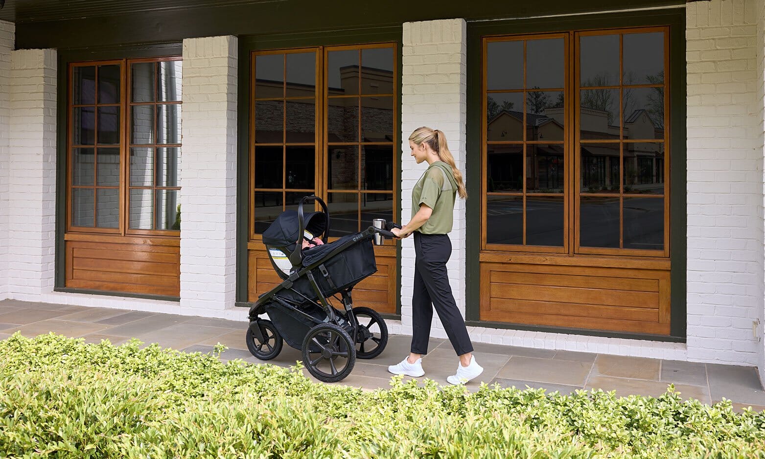 BOB Wayfinder Travel System, Infant Car Seat and Stroller Combo ClickTight in Nightfall- Strolleria