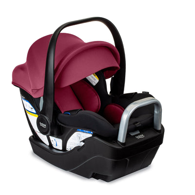 Britax Willow S Infant Car Seat and Alpine Base - Ruby Onyx