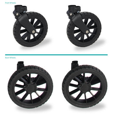 Wonderfold W4 All Terrian XL Wheels with PU Tires- Strolleria