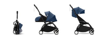 Stokke YOYO³ Complete Bundle: Stroller Frame, 0+ Newborn Pack and 6+ Color Pack