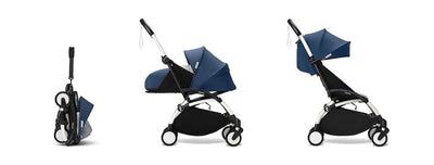 Stokke YOYO³ Complete Bundle: Stroller Frame, 0+ Newborn Pack and 6+ Color Pack