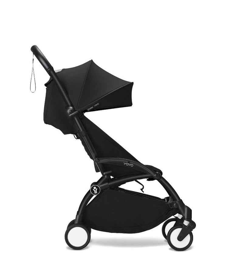 Stokke® YOYO³ Stroller from 6+ Black & White Frame