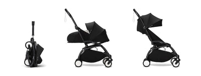 Stokke YOYO³ Complete Bundle: Stroller Frame, 0+ Newborn Pack and 6+ Color Pack