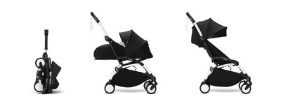 Stokke YOYO³ Complete Bundle: Stroller Frame, 0+ Newborn Pack and 6+ Color Pack