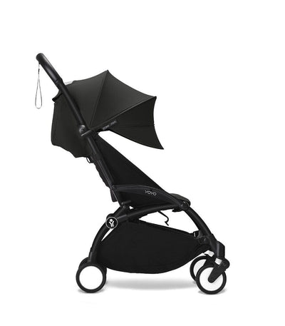 Stokke® YOYO³ Stroller from 6+ Black & White Frame