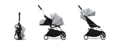 Stokke YOYO³ Complete Bundle: Stroller Frame, 0+ Newborn Pack and 6+ Color Pack