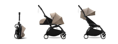 Stokke YOYO³ Complete Bundle: Stroller Frame, 0+ Newborn Pack and 6+ Color Pack