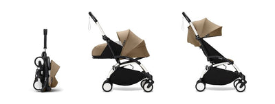 Stokke YOYO³ Complete Bundle: Stroller Frame, 0+ Newborn Pack and 6+ Color Pack