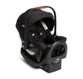Shale Dark Joie Baby Mint Latch Infant Car Seat with Base AR - Three Quarter View | Strolleria