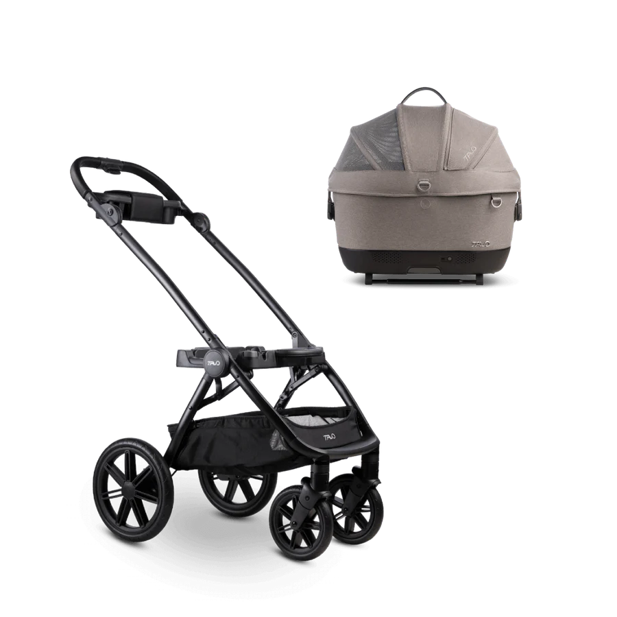 Tavo Maeve iso5X Wind + Roscoe Trek Stroller Black- Strolleria