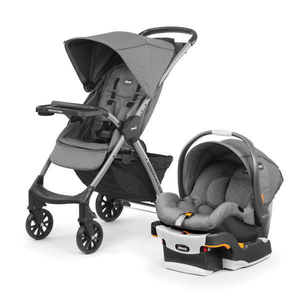 Chicco Mini Bravo Plus Travel System - Slate- Strolleria