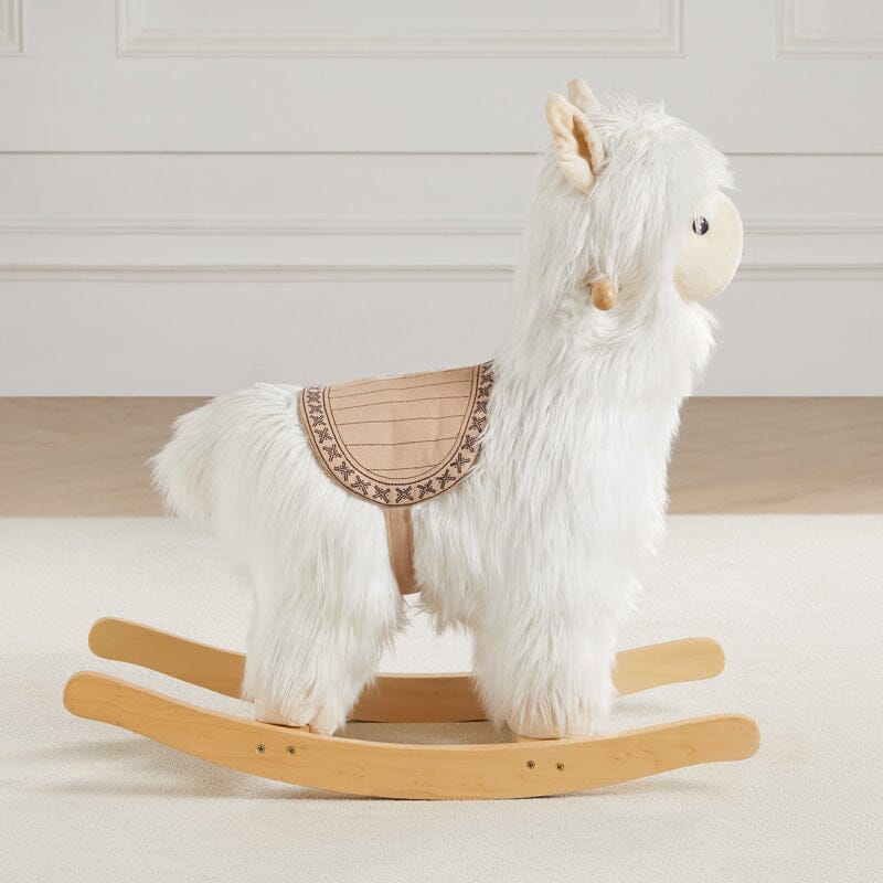 Wonder and Wise Alpaca Rocker with Saddle