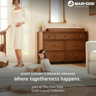 Maxi Cosi Quiet Luxury Double Dresser - Dolce Oak Stain