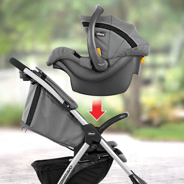 Chicco Mini Bravo Sport Travel System - Carbon- Strolleria