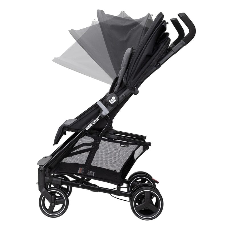 Maxi Cosi Mara XT Ultra Compact Stroller in Essential Black- Strolleria