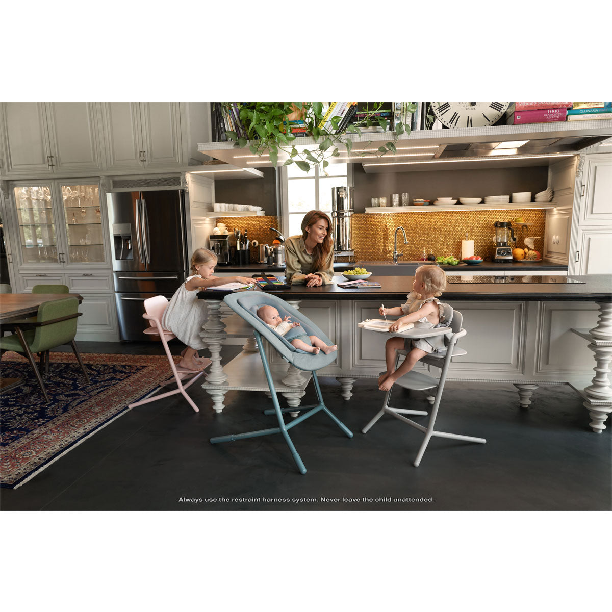 CYBEX LEMO 2 High Chair 4-in-1 Set - Stunning Black- Strolleria