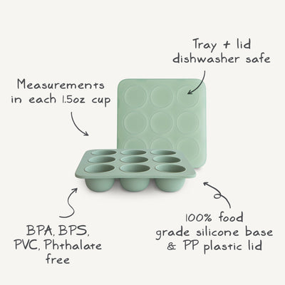 Mushie Baby Food Freezer Tray