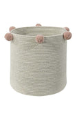 Lorena Canals - Bubbly Basket with Pom Poms - Bambi Baby