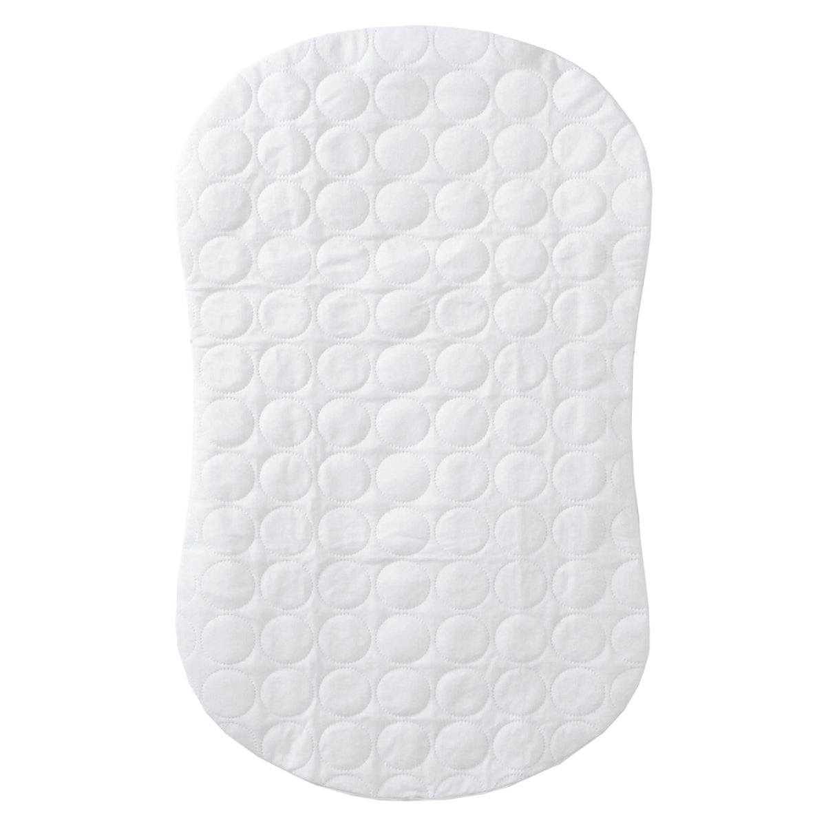 Halo Bassinet Waterproof Mattress Pad in White- Strolleria