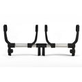 Black Bugaboo Donkey 6 Twin Car Seat Adapters - Front View | Strolleria