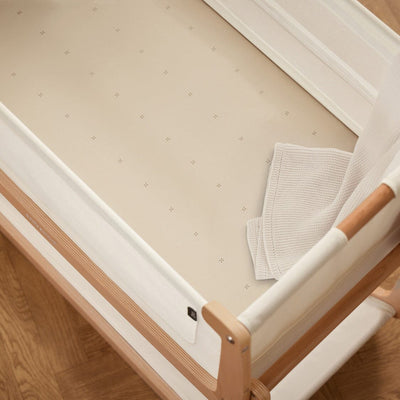 Snuz Bassinet 2 Pack Fitted Sheets - Cashmere Cross