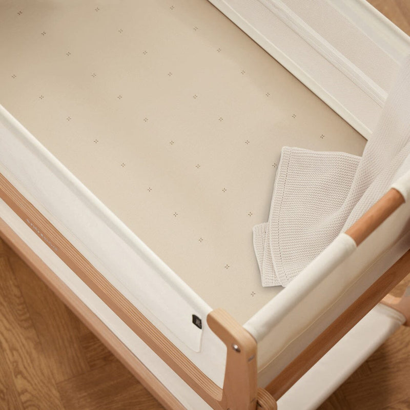 Snuz Bassinet 2 Pack Fitted Sheets - Cashmere Cross