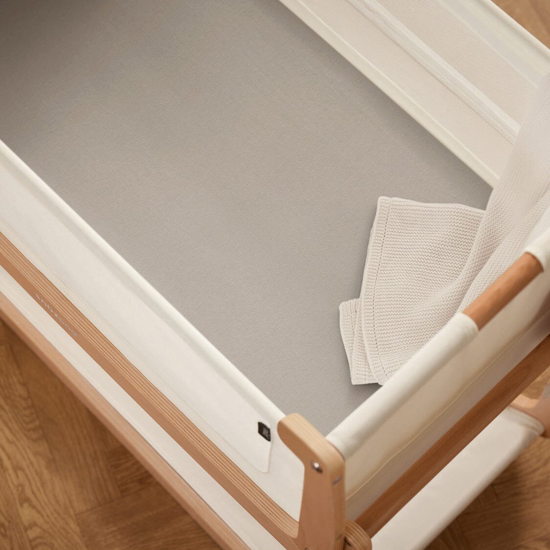 Snuz Bassinet 2 Pack Fitted Sheets - Gray- Strolleria