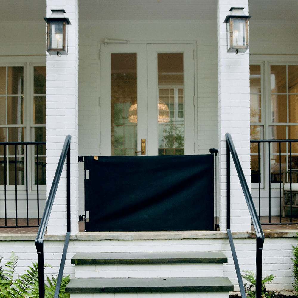 Crafted Gates Co. Oil Waxed Canvas Pet Safety Gate- Strolleria