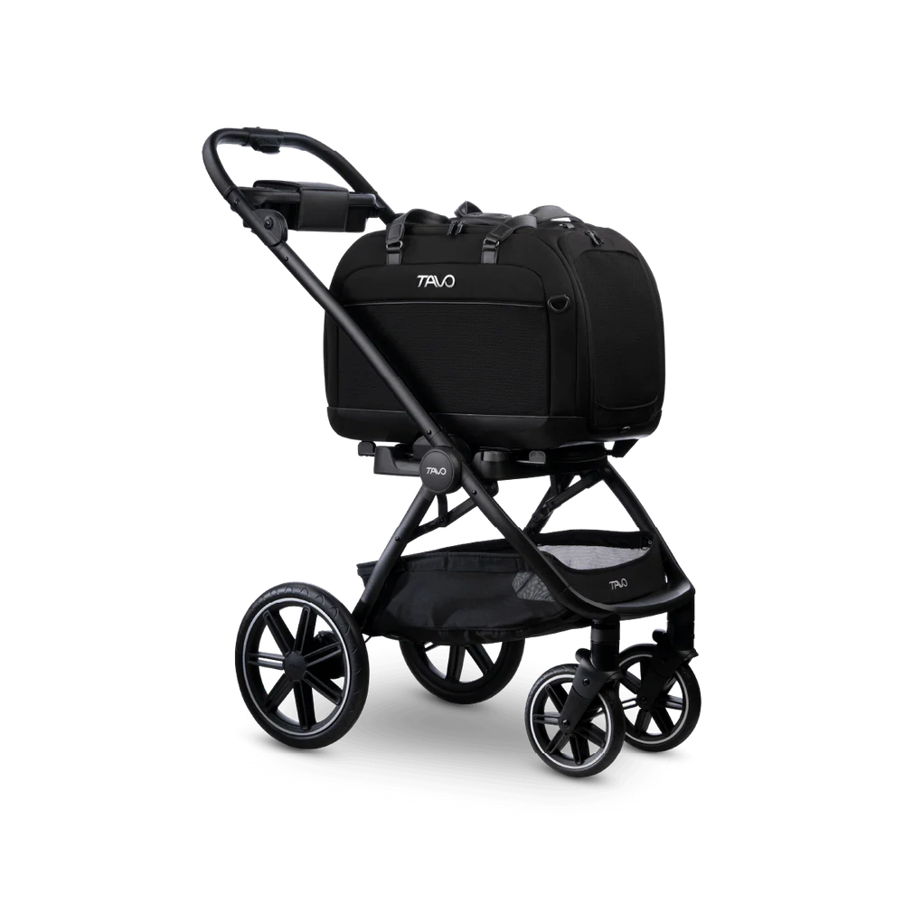 Tavo Hendrick Pet Car Seat + Hendrick Adapter + Roscoe Trek Stroller- Strolleria