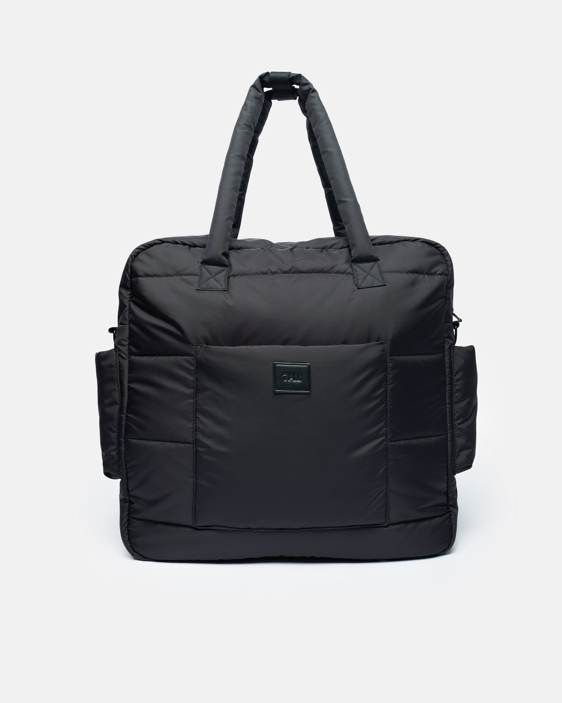 7AM Enfant Plaza Weekend Diaper Bag - Black- Strolleria
