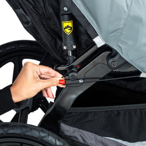 BOB Weather Shield for Duallie Swivel Wheel Strollers - Grey- Strolleria