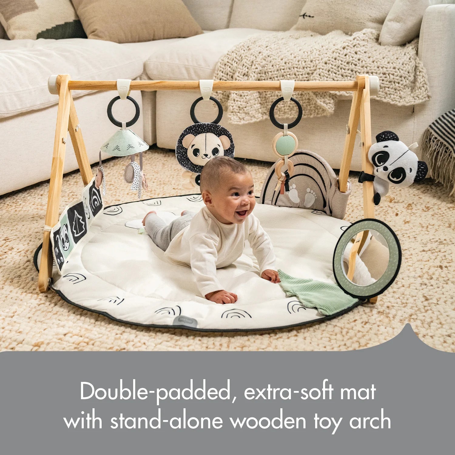Tiny Love Black & White Décor Luxe Developmental Gymini- Strolleria