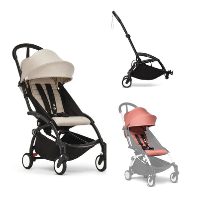 Stokke YOYO3 Double Stroller - Black Frame