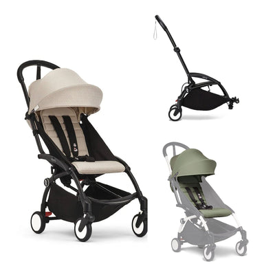 Stokke YOYO3 Double Stroller - Black Frame