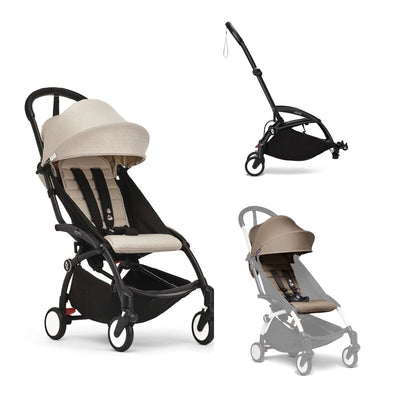 Stokke YOYO3 Double Stroller - Black Frame