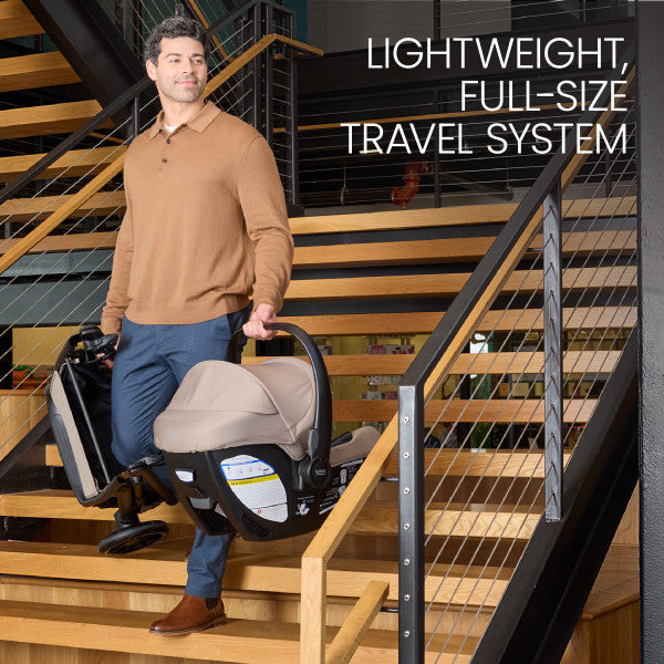 Britax Prism Full-Size Travel System With Willow S Infant Car Seat and Alpine Base- Strolleria