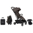 Silver Cross Nia Compact Stroller Travel Bundle - Chocolate - Bambi Baby