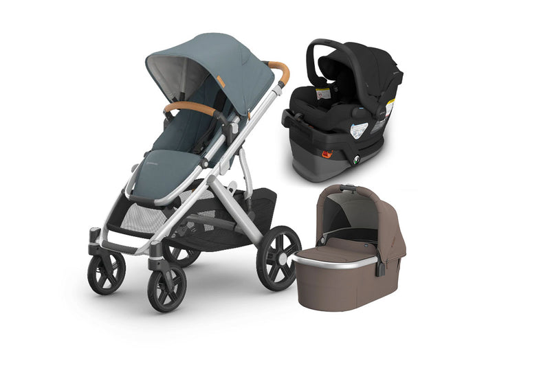 UPPAbaby Vista V3 From Birth Complete Travel System (Stroller + Mesa V3 Infant Car Seat + Bassinet V3)