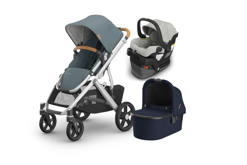 UPPAbaby Vista V3 From Birth Complete Travel System (Stroller + Mesa V3 Infant Car Seat + Bassinet V3)