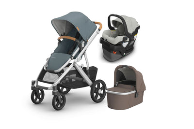 UPPAbaby Vista V3 From Birth Complete Travel System (Stroller + Mesa V3 Infant Car Seat + Bassinet V3)