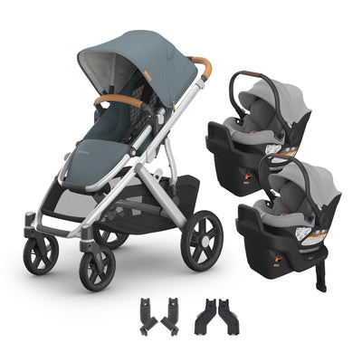 UPPAbaby Vista V3 + Aria Twin Travel System